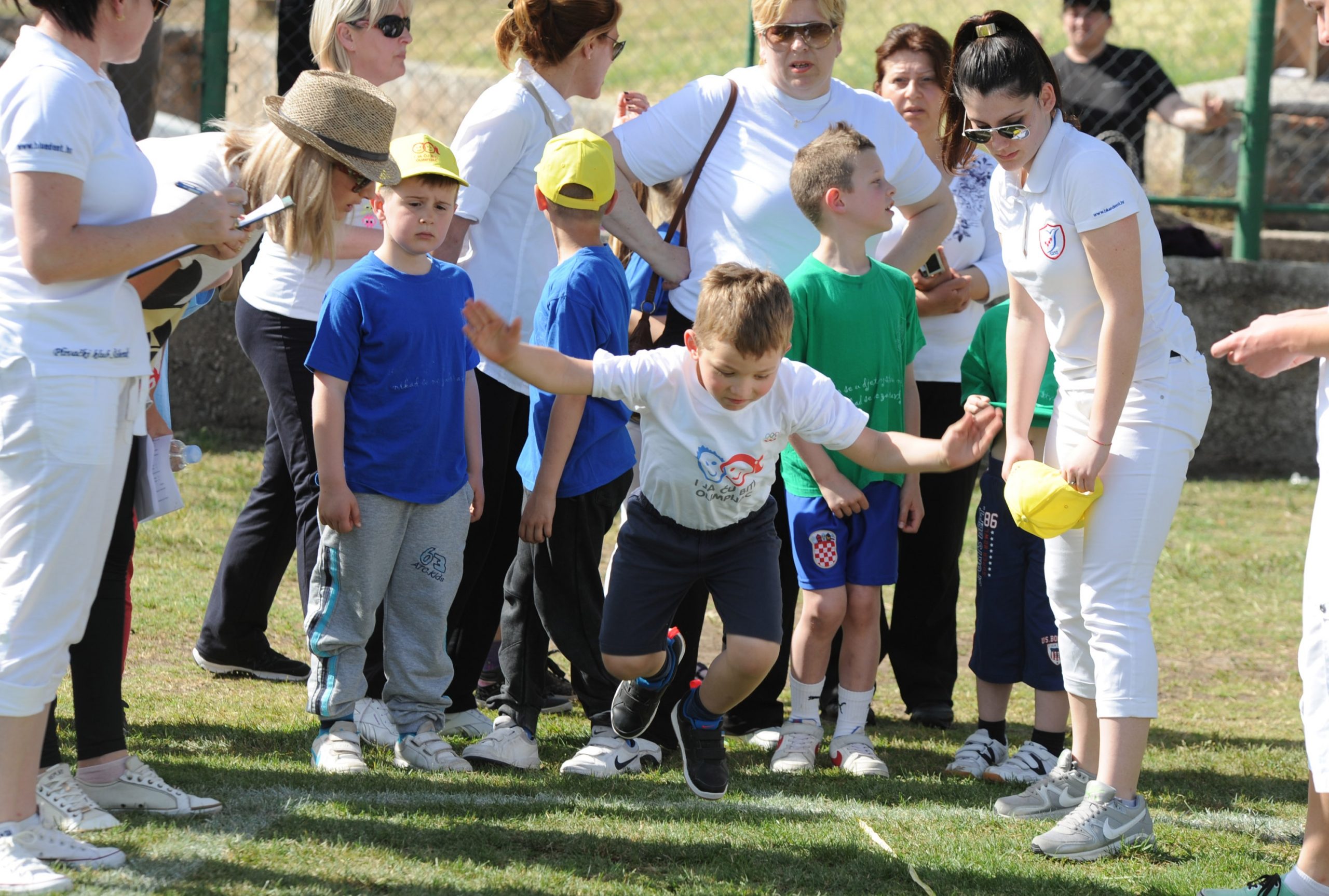 22.05.2014., Sibenik - Preko 500-tinjak djece iz 21-og vrtica sudjelovalo je na 13. Olimpijadi djecjih vrtica grada Sibenika. 
Photo: Hrvoje Jelavic/PIXSELL