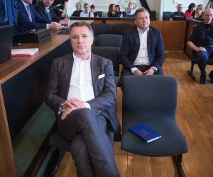 28.05.2018., Osijek - Na Zupanijskom sudu nastavljeno je sudjenje Zdravku Mamicu i ostalima za izvlacenje novca iz Dinama. 

Photo: Davor Javorovic/PIXSELL