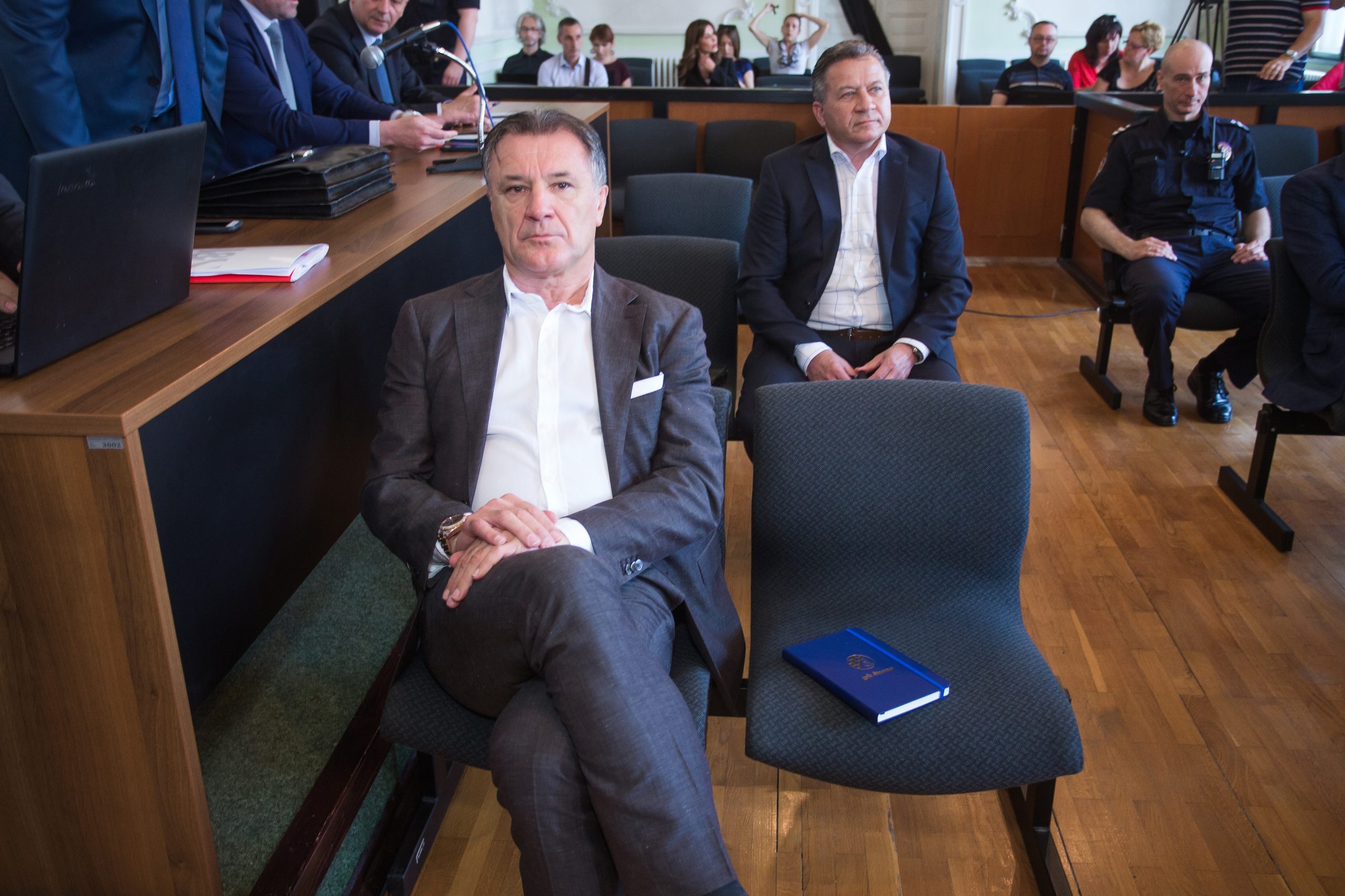 28.05.2018., Osijek - Na Zupanijskom sudu nastavljeno je sudjenje Zdravku Mamicu i ostalima za izvlacenje novca iz Dinama. 

Photo: Davor Javorovic/PIXSELL