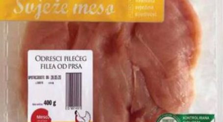 Ministarstvo poljoprivrede: Zbog salmonele se povlače pileća prsa iz Lidl-a