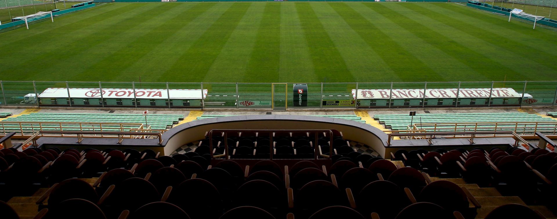 epa08370783 (FILE) -  An interior view of 'Artemio Franch' stadium in Florence, Tuscany Region, Italy, on Tuesday 06 February 2007 (reissued on 18 April 2020). According to Italian media reports the 'Artemio Franchi' in Florence could be one of the stadiums to host the rest of Serie A season if and when the Italian soccer league will get the green light to re-start after the suspension for the coronavirus COVID-19 pandemic.  EPA/CARLO FERRARO