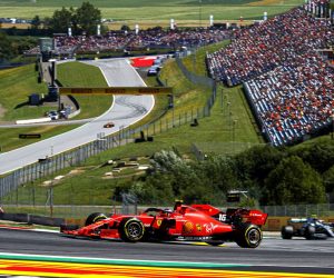 epa08386132 (FILE) - Monaco's Formula One driver Charles Leclerc of Scuderia Ferrari in action during the second practice session of the Austrian Formula One GP at the Red Bull Ring circuit in Spielberg, Austria, 28 June 2019 (re-issued 27 April 2020). Formula 1 Group CEO Chase Carey posted a statement on the Formula 1 website on 27 April 2020 saying that the series is targeting to start the season by the beginning of July with the Austrian Grand Prix in Spielberg on 3-5 July being the first race.  EPA/VALDRIN XHEMAJ *** Local Caption *** 55305392
