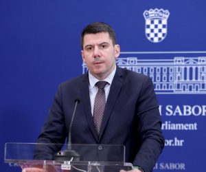 15.05.2020., Zagreb - Zastupnik MOST-a Nikola Grmoja komentirao je raspustanje Sabora i pripreme za izbore. Photo: Patrik Macek/PIXSELL