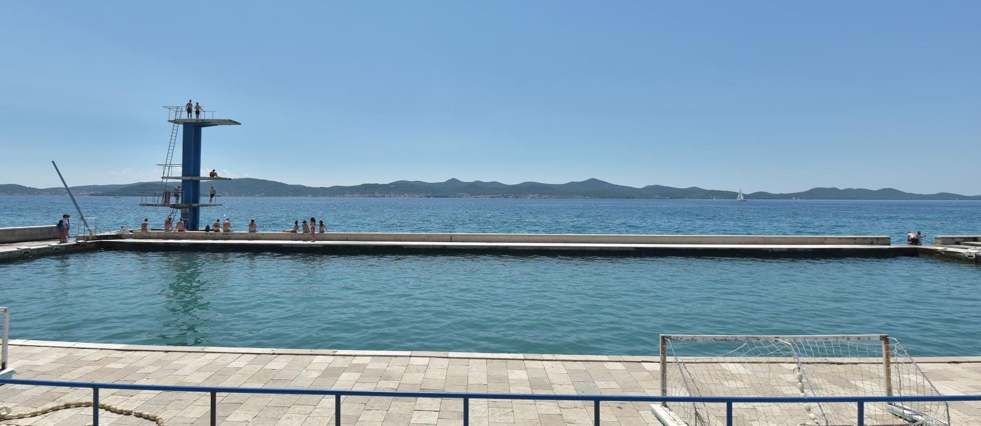 27.07.2018., Zadar - Skakaonica bazena PK Zadar. 
Photo: Dino Stanin/PIXSELL