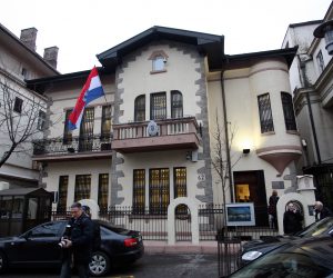 Beograd, 16.01.2013 - Zgrada veleposlanstva Republike Hrvatske u Beogradu.
foto FaH/ Damir SENÈAR /ds