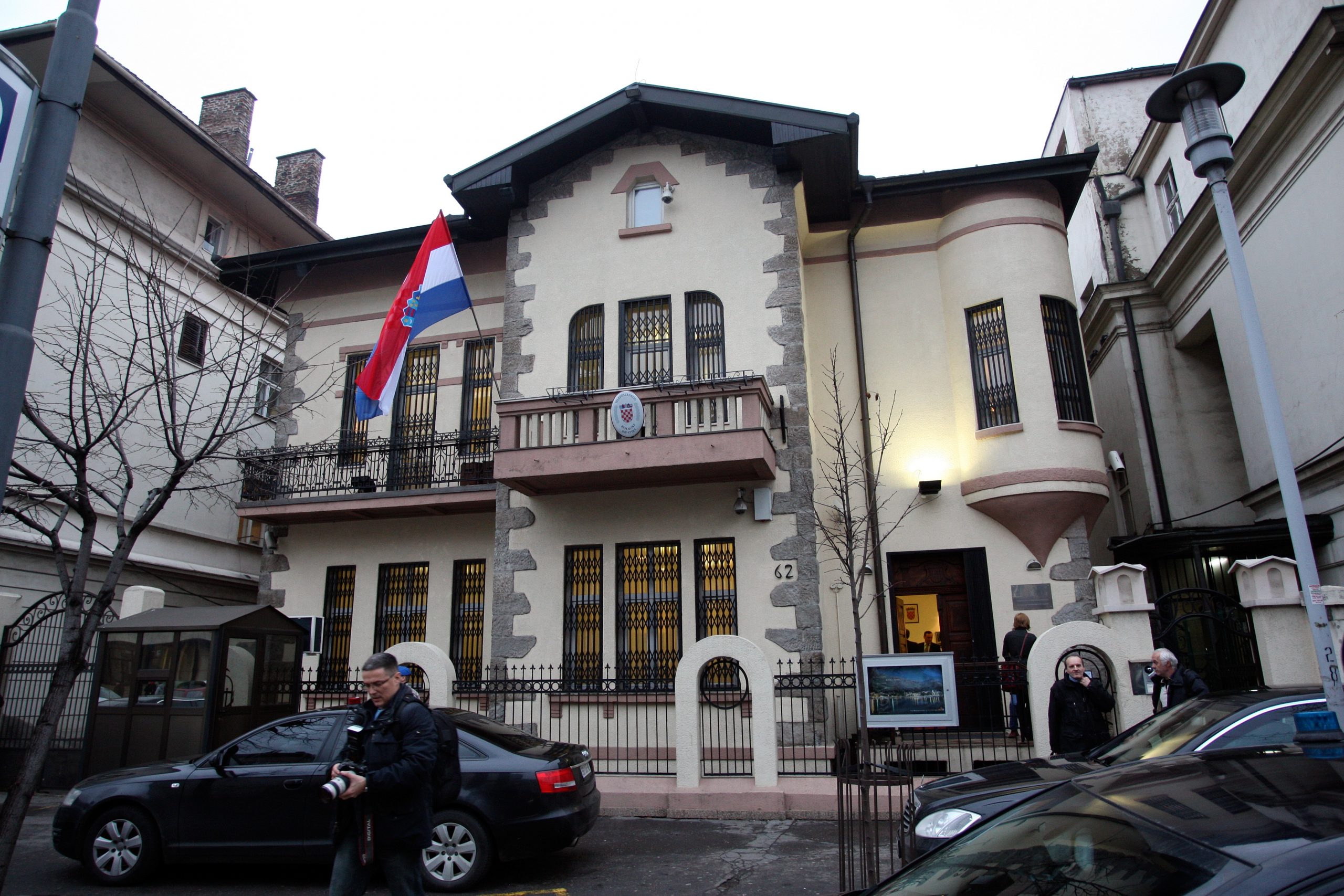 Beograd, 16.01.2013 - Zgrada veleposlanstva Republike Hrvatske u Beogradu.
foto FaH/ Damir SENÈAR /ds