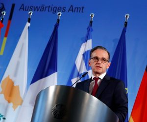 11 June 2020, Berlin: German Foreign Minister Heiko Maas speaks at a press conference on the current status of travel warnings and restrictions in connection with the coronavirus pandemic. Photo: Fabrizio Bensch/Reuters Pool/dpa