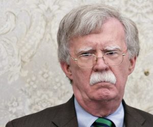 epa08498485 (FILE) - John Bolton (R), then National Security Advisor, attends a meeting with US President Donald J. Trump in the Oval Office of the White House in Washington, DC, USA, 17 May 2018 (reissued 20 June 2020). According to media reports, the US government wants to prevent publication of a book by Bolton, arguing that national security is at risk. A US judge allows the release of ex-Trump aide Bolton's book, as reported on 20 June 2020.  EPA/Andrew Harrer / POOL *** Local Caption *** 54343553