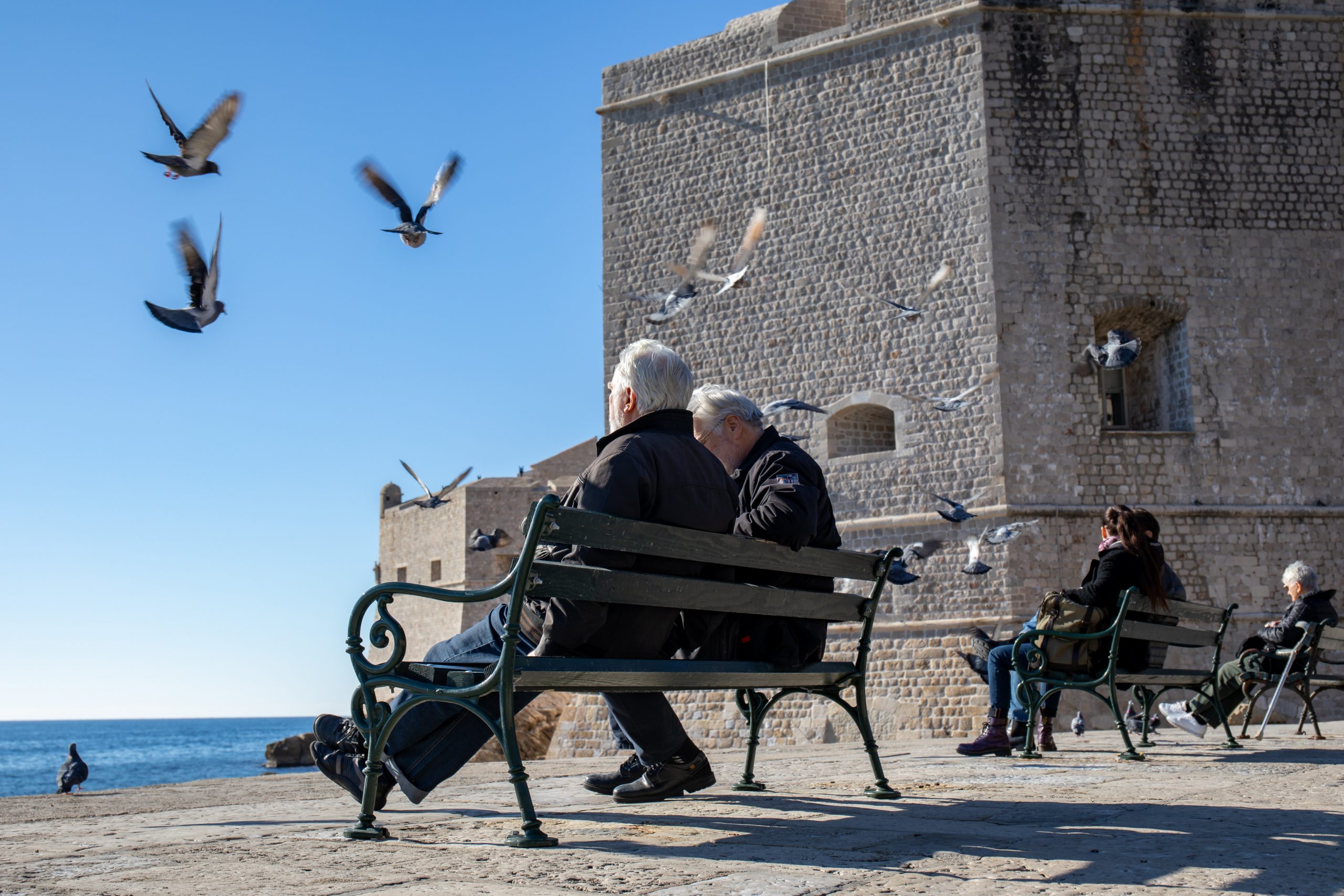 16.01.2020., Stara gradska jezgra, Dubrovnik - Gradski kadrovi. Zivot unutar gradske jezgre.
Photo: Grgo Jelavic/PIXSELL