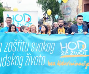 20.06.2020., Sisak - Odrzan je prvi sisacki Hod za zivot u organizaciji udruge U ime obitelji. 
Photo: Nikola Cutuk/PIXSELL