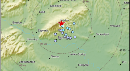 ZAGREB: Kod Markuševca ponovno slabiji potres, 2.3 po Richteru