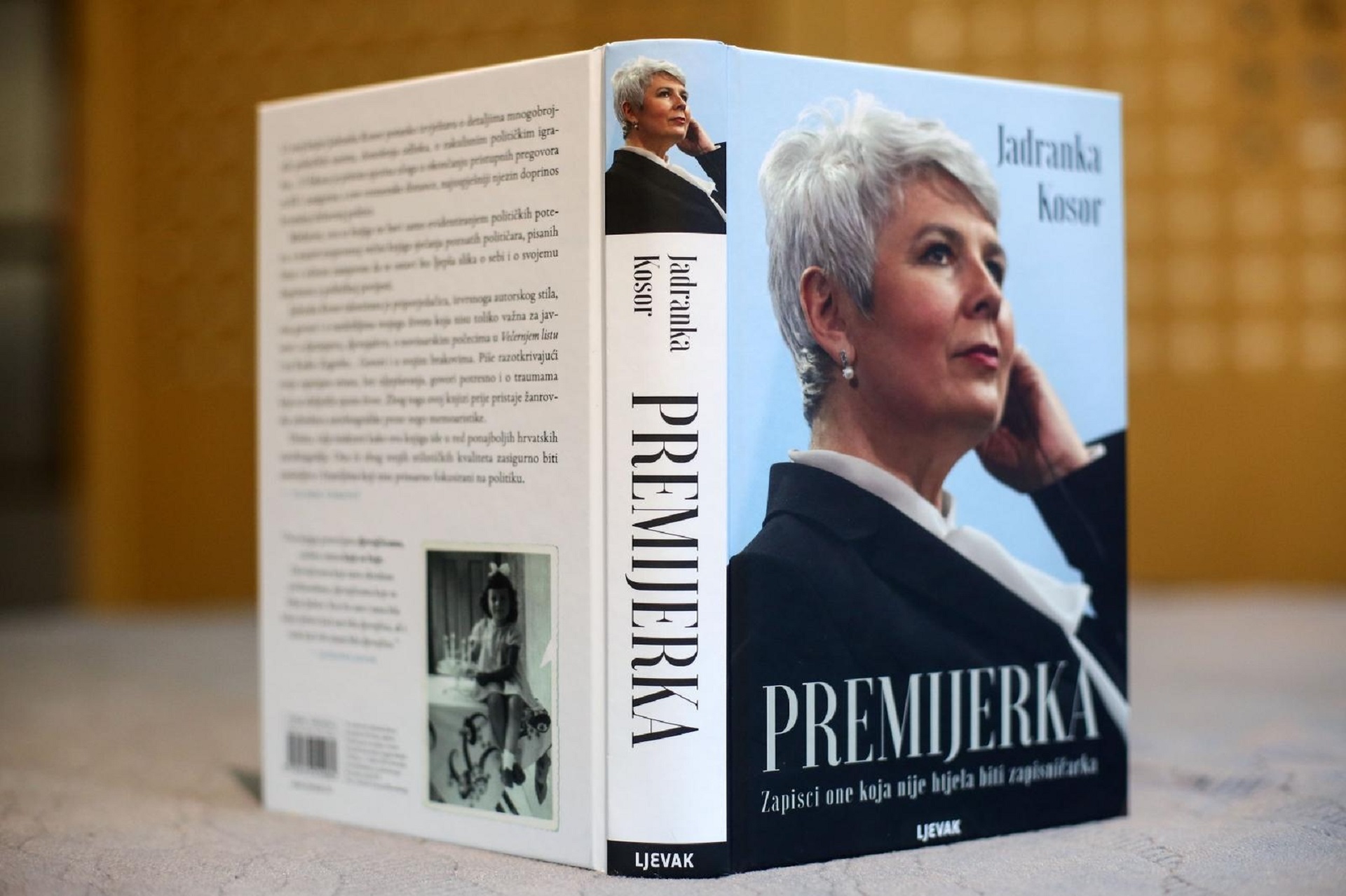 06.07.2020.,Zagreb -  Novinarski dom, promocija knjige Jadranke Kosor - Premijerka.
Photo: Marin Tironi/PIXSELL.