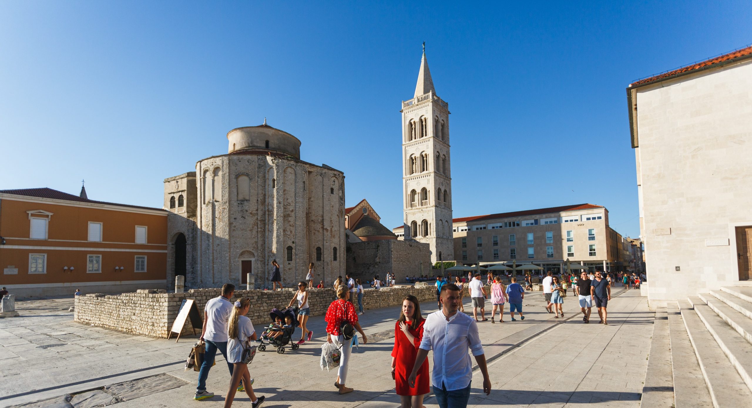 07.07.2020 Zadar - Sezona u Zadru poprima oblike proslogodisnje tursiticke sezone. Photo: Marko Dimic/PIXSELL