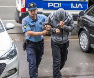 10.06.2020., Osijek - Privodjenje dilera droge uhicenih u utorak u velikoj policijskoj akciji u Osijeku. Photo: Davor Javorovic/PIXSELL