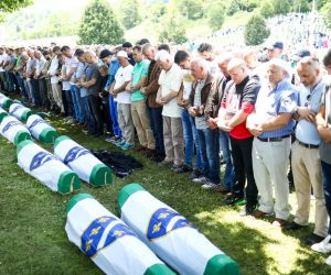 11.07.2019., Potocari, Bosna i Hercegovina - 
Dzenaza za 33 zrtve genocida u Srebrenici. 
Photo: Armin Durgut/PIXSELL