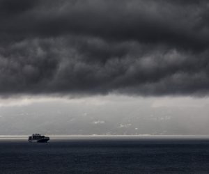 12.5.2020., Rijeka - Kisni oblaci nad Rijekom. Photo: Nel Pavletic/PIXSELL