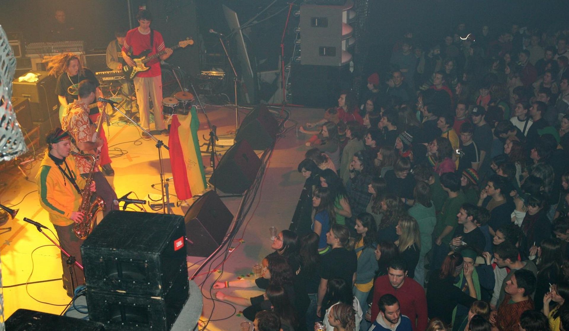 05.02.2005., Zagreb - Koncert reggae benda Brain Holidays povodom 60. obljetnice rodjenja Boba Marleya u Tvornici. 
Photo: Zeljko Lukunic/PIXSELL