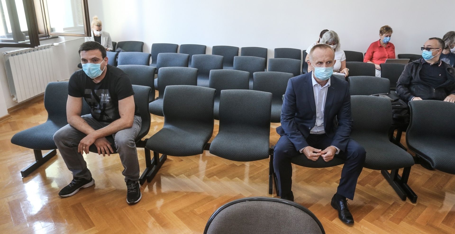 13.07.2020., Osijek - Zapocelo je sudjenje u tzv, aferi SMS za koju se terete Franjo Varga i Blaz Curic. 
Photo: Davor Javorovic/PIXSELL
