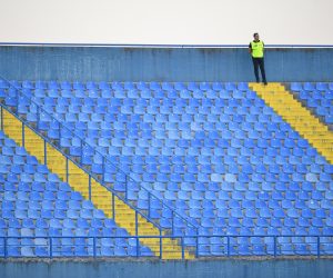 27.06.2020., stadion Maksimir, Zagreb - Hrvatski Telekom Prva liga, 31. kolo, GNK Dinamo - NK Osijek. Prazna tribina. Photo: Marko Prpic/PIXSELL