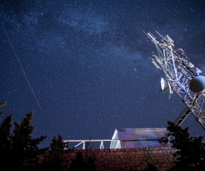 12.8.2017., Hvar - Perzeidi, poznati i kao Suze svetog Lovre su jedan od najljepsih i najaktivnijih pljuskova meteora tijekom godine. Na fotografijama pogled na zvjezdano nebo iznad Hvara. 
Photo: Petar Glebov/PIXSELL