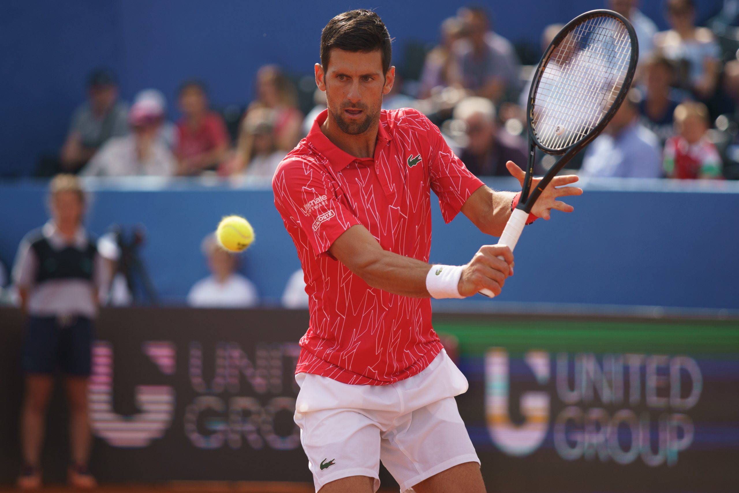 21.06.2020., Zadar - Teniski turnir Adria Tour. Novak Djokovic i Nino Serdarusic. Photo: Marko Dimic/PIXSELL