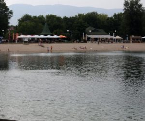 21.07.2019., Zagreb - Na jezeru jarun jedan kupac se utopio. Policijski ocevid je u tijeku. 
Photo: Marin Tironi/PIXSELL