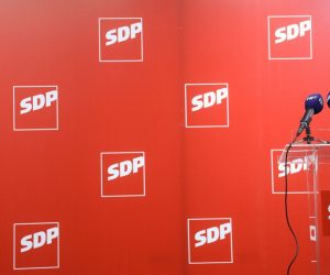 25.08.2020., Zagreb - Marino Percan predstavio je svoju kandidaturu za funkciju predsjednika SDP-a.
Photo: Borna Filic/PIXSELL