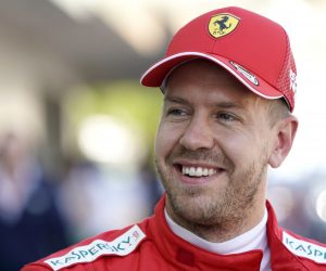 epa08658045 (FILE) - German Formula One driver Sebastian Vettel of Scuderia Ferrari smiles after taking pole position in the qualifying session of the Japanese Formula One Grand Prix in Suzuka, Japan, 13 October 2019 (reissued 10 September 2020). German current Ferrari driver Sebastian Vettel will start for next season for the British factory team Aston Martin it was announced by his new team on 10 September 2020. The 33-year-old four-time Formula 1 world champion signed a contract beyond 2021, as announced by Racing Point announced on today in Mugello, Italy.  EPA/FRANCK ROBICHON *** Local Caption *** 55543894