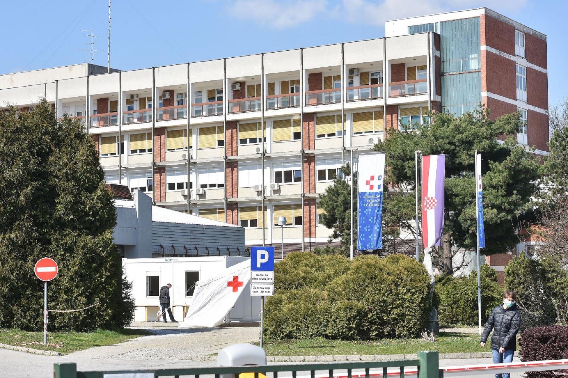 01.04.2020., Cakovec- Zupanijska bolnica Cakovec.
Photo: Vjeran Zganec Rogulja/PIXSELL