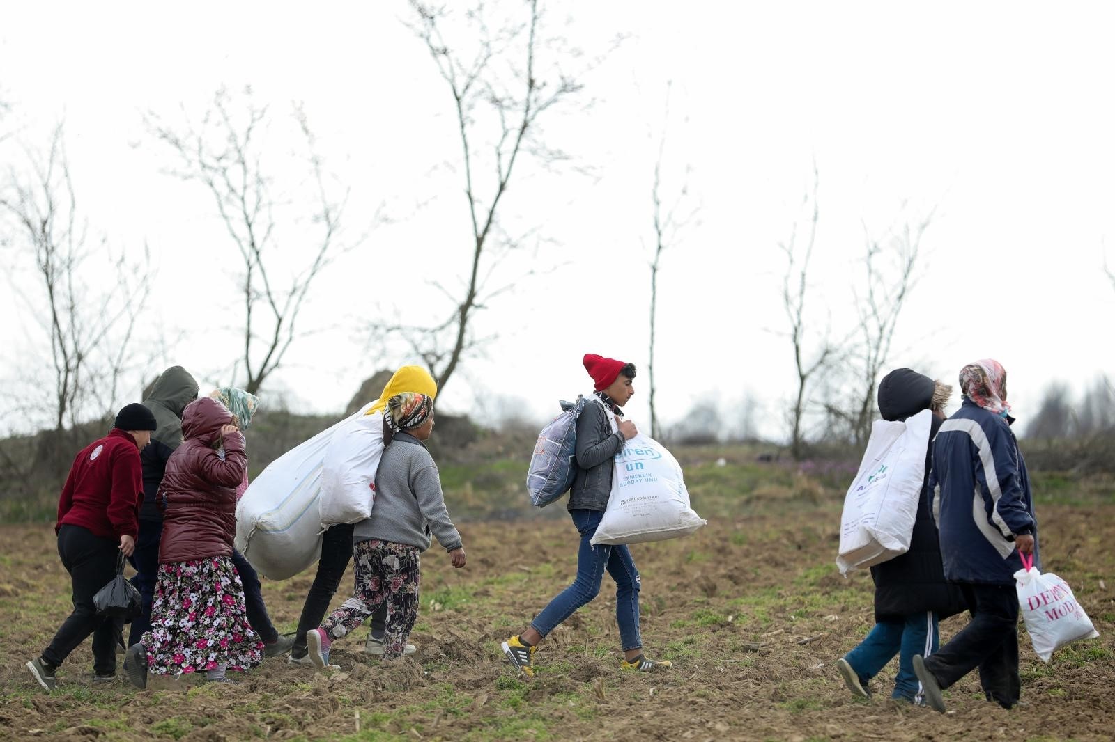 04.03.2020., Edirne, Turska - Najvece zariste izbjeglicke krize trenutno je Pazarkule, granicni prijelaz izmedju Turske i Grcke.
Photo: Armin Durgut/PIXSELL