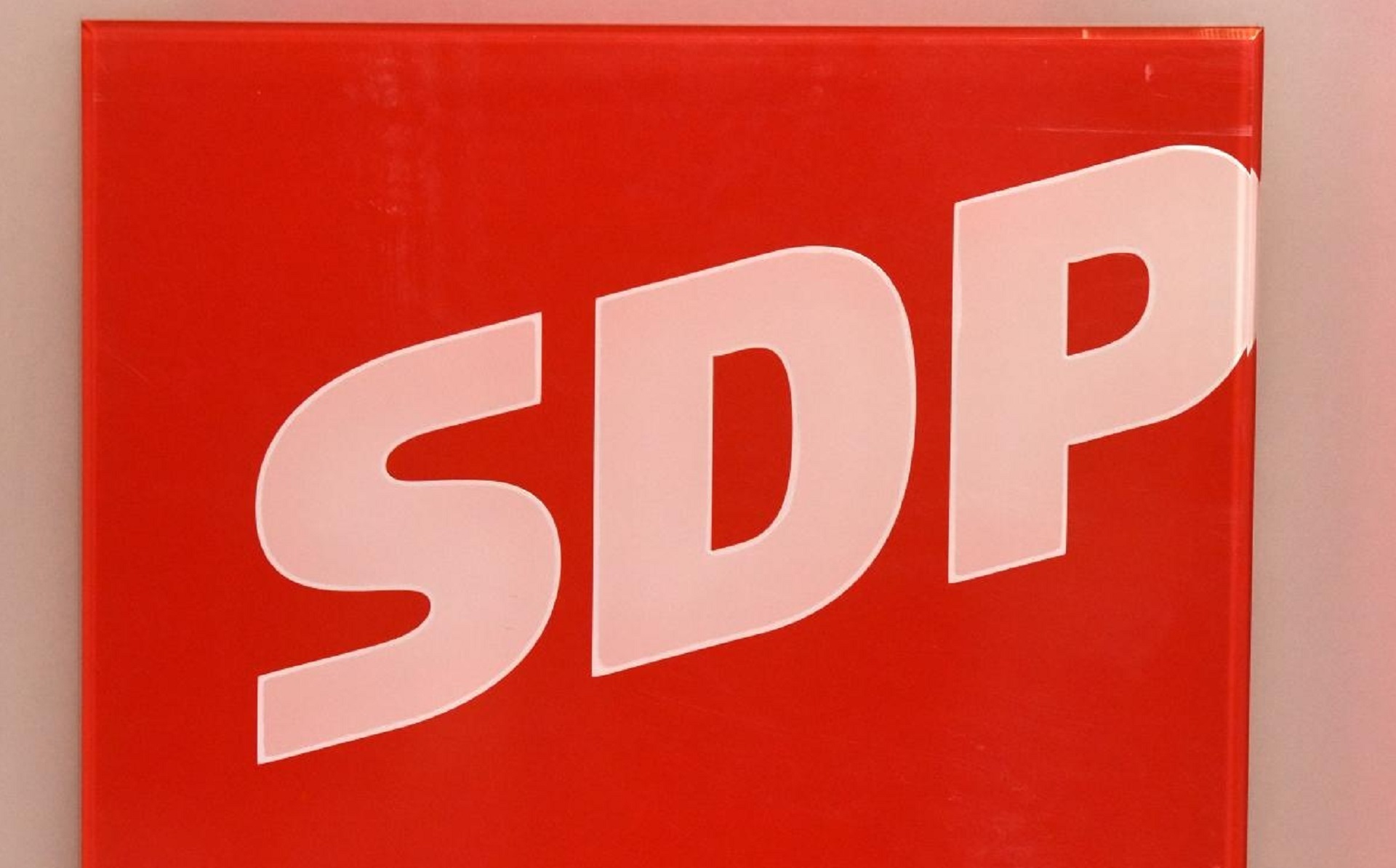 24.04.2018., Sibenik - Logo SDP-a. Photo: Hrvoje Jelavic/PIXSELL