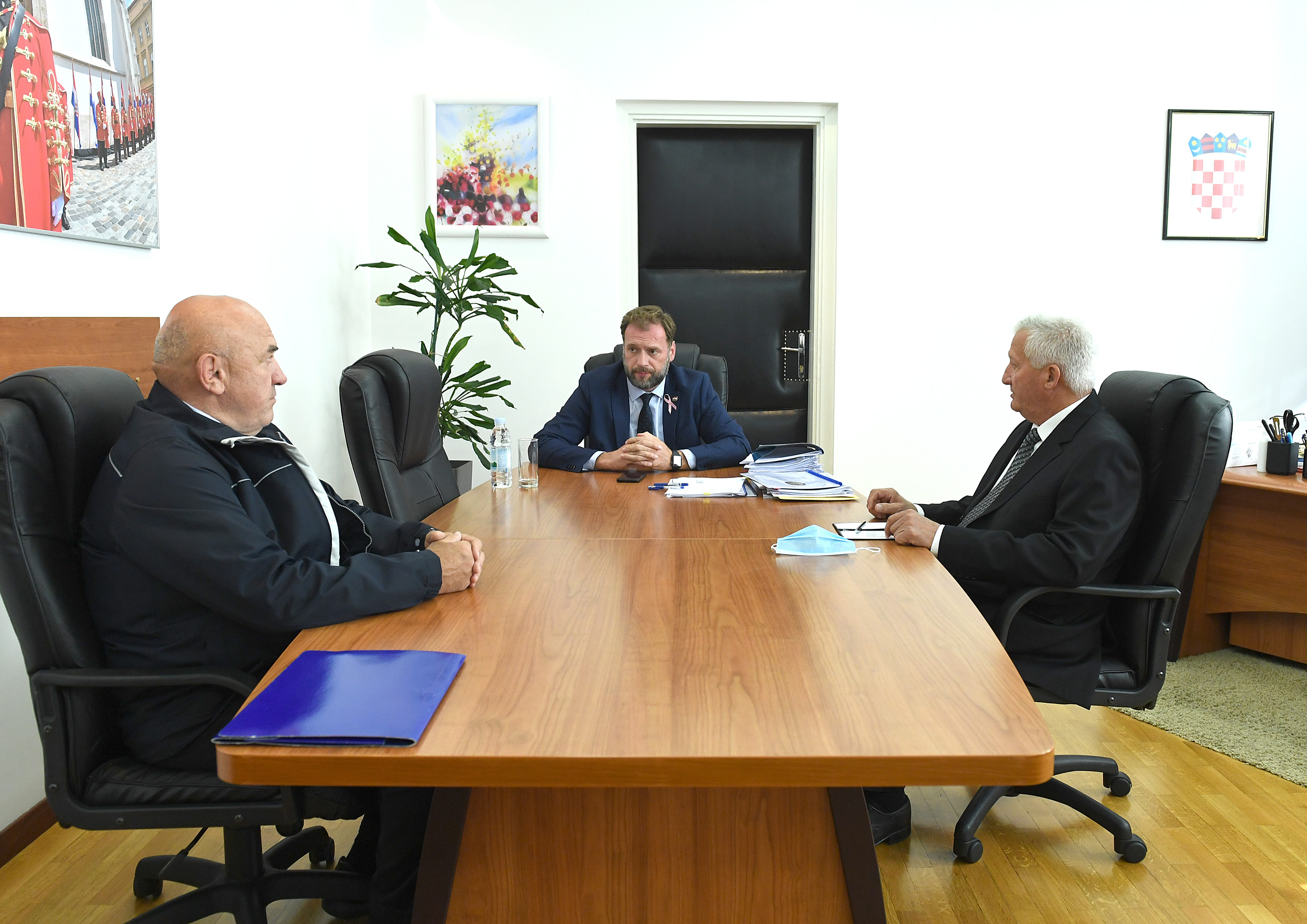 Ministar obrane RH Mario Banožić sastao se u MORH-u s izaslanstvom Hrvatskog generalskog | Foto: MORH / J. Kopi
