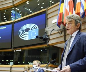 EP plenary session -  Announcement of the Sakharov Prize 2020 by David SASSOLI, EP President