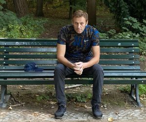 epa08690622 An undated, recent handout photo made available by Russian opposition leader Alexei Navalny via his Instagram site shows Navalny sitting on a bench at an undisclosed location, issued 23 September 2020. According to a statement of the Charite hospital Navalny was discharged from acute inpatient care on 22 September. Given his progress and current condition, the treating physicians believe that complete recovery is possible, Charite stated.  EPA/ALEXEI NAVALNY HANDOUT  HANDOUT EDITORIAL USE ONLY/NO SALES
