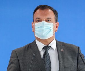 29.10.2020., Zagreb - Izjava ministra zdravstva Vili Berosa nakon sjednice vlade. 
Photo: Luka Stanzl/PIXSELL