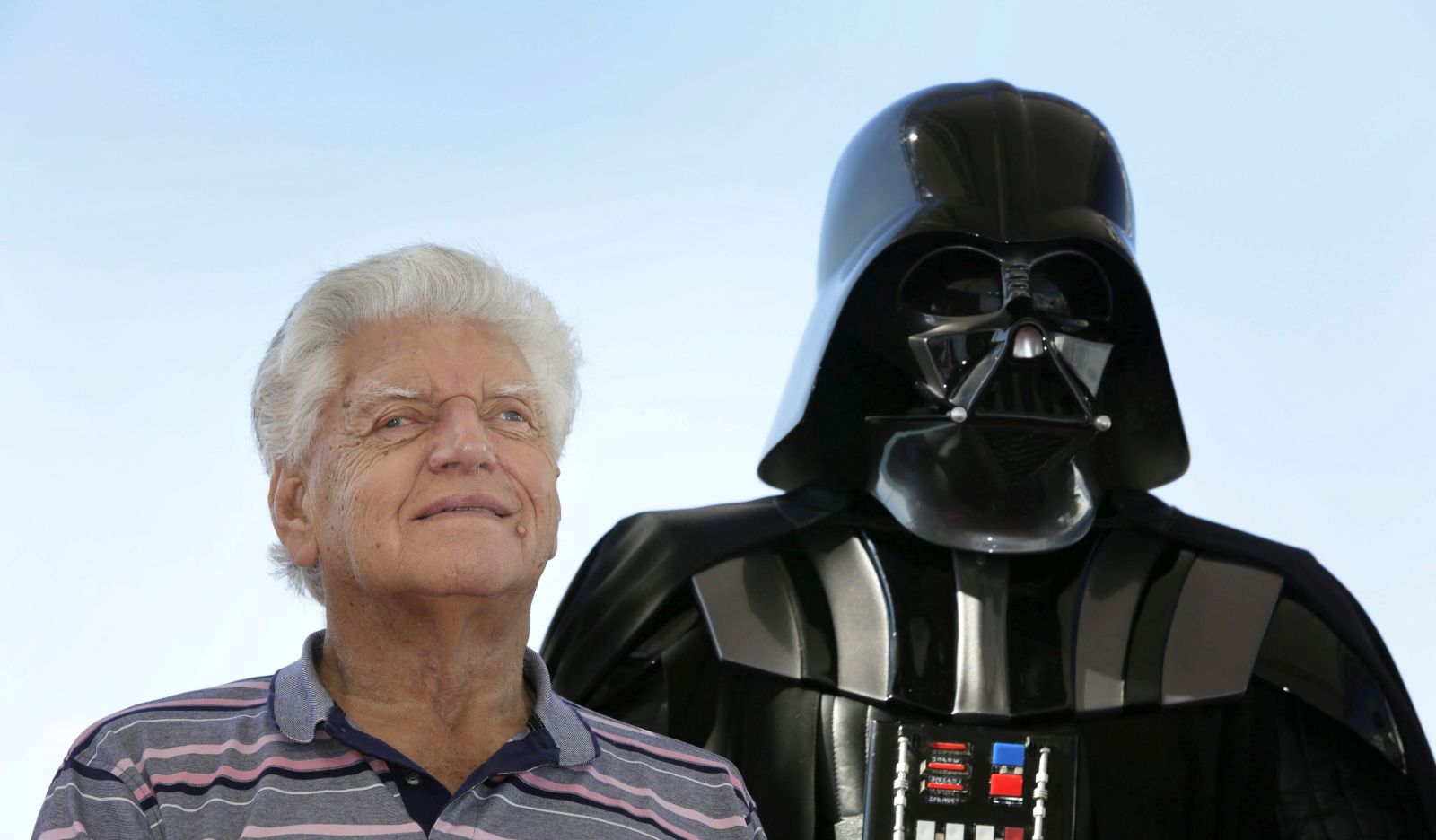 epa08850181 (FILE) - British actor David Prowse, who played Darth Vader in the original Star Wars movie trilogy, poses for photographers during the presentation of 'I Am Your Father' at the 48th Sitges International Fantastic Film Festival, in Sitges, near Barcelona, Spain, 12 October 2015 (reissued 29 November 2020). According to his agent Thomas Bowington, David Prowse has died aged 85.  EPA/SUSANNA SAEZ