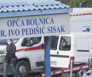 28.10.2020., Sisak - Opca bolnica dr. Ivo Pedisic. Photo: Nikola Cutuk/PIXSELL