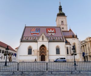25.10.2020., Zagreb - Policijsko osiguranje nakon pucnjave na Markovom trgu. 
Photo: Tomislav Miletic/PIXSELL