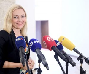 30.07.2020., Zagreb - Zastupnica Marijana Petir komentirala je u Saboru stanje u HSS-u. Photo: Patrik Macek/PIXSELL