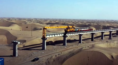 Veliki željeznički most će skratiti putovanje kroz pustinju Takla Makan