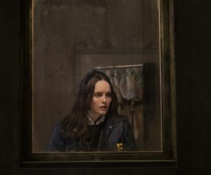 "The Silence Is Over"-- Pictured Rebecca Breeds as Clarice Starling in CLARICE on the CBS Television 
Network. Photo: Brooke Palmer ©2020 CBS Broadcasting Inc. All Rights Reserved