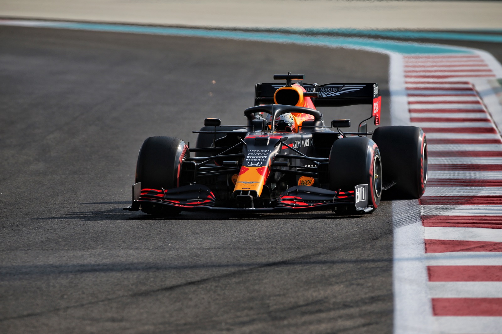 epa08878746 A handout photo made available by the FIA of Dutch driver Max Verstappen of Red Bull Racing in action during the third practice session of the Formula One Grand Prix of Abu Dhabi at Yas Marina Circuit in Abu Dhabi, United Arab Emirates, 12 December 2020. The Formula One Grand Prix of Abu Dhabi will take place on 13 December 2020.  EPA/FIA/F1 HANDOUT  HANDOUT EDITORIAL USE ONLY/NO SALES *** Local Caption *** BAHRAIN, BAHRAIN - NOVEMBER 26: <> during previews ahead of the F1 Grand Prix of Bahrain at Bahrain International Circuit on November 26, 2020 in Bahrain, Bahrain. (Photo by Rudy Carezzevoli/Getty Images)