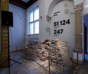 24.11.2020., Zagreb - Postav i eksponati izlozbe Protreseni MUO: od potresa do potresa 1880.- 2020.
Photo: Tomislav Miletic/PIXSELL