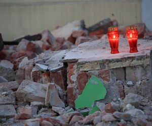29.12.2020., Petrinja - Posljedice jakog potresa jacine 6.3 po Richteru pogodio je Petrinju, Sisak i okolicu te nanio veliku stetu. Photo: Slavko Midzor/PIXSELL