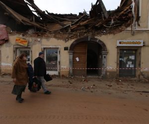 29.12.2020., Petrinja - Dan nakon razornog potresa. 
Photo: Boris Scitar/Vecernji list/PIXSELL