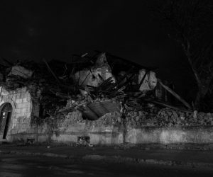 30.12.2020., Petrinja - Posljedice jucerasnjeg potresa u Petrinji. Snazan potres pogodio je jucer Hrvatsku, epicentar potresa magnitude 6.2 je bio 3 kilometra od Petrinje. Bruno Fantulin/PIXSELL
