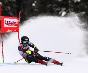 Men's Giant Slalom Alpine Skiing - Men's Giant Slalom - Alta Badia, Italy - December 20, 2020 Croatia's Filip Zubcic in action REUTERS/Alessandro Garofalo ALESSANDRO GAROFALO