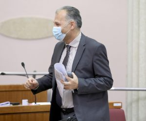 03.12.2020., Zagreb - Sabor je 4. sjednicu nastavio raspravom o dopuni Zakona o socijalnoj skrbi. 
Photo: Patrik Macek/PIXSELL