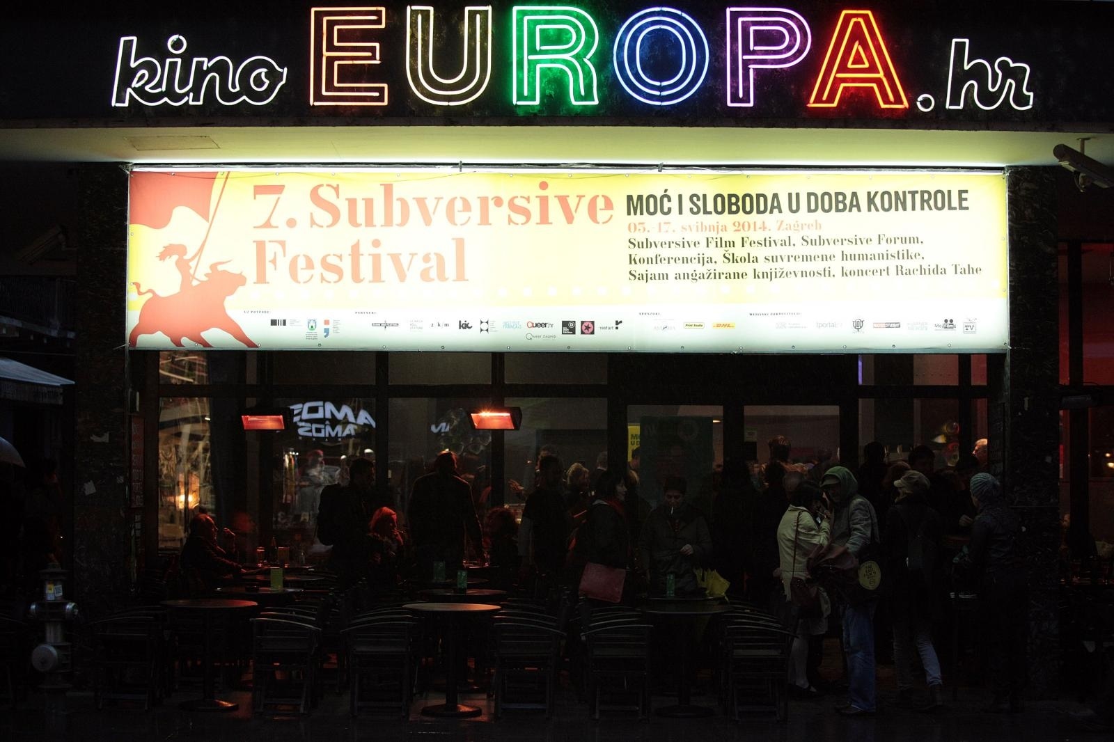 03.05.2014., Zagreb - Otvorenje 7. Subversive Film Festivala u kinu Europa.
Photo: Grgur Zucko/PIXSELL