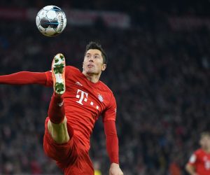 epa08890528 (FILE) - Bayern Munich's Robert Lewandowski in action during the German Bundesliga soccer match between Bayern Munich and Borussia Dortmund in Munich, Germany, 09 November 2019 (re-issued on 17 December 2020). Polish striker Robert Lewandowski has been named The Best FIFA Men's Player during the virtual Best FIFA Football Awards 2020 on 17 December 2020.  EPA/PHILIPP GUELLAND CONDITIONS - ATTENTION: The DFL regulations prohibit any use of photographs as image sequences and/or quasi-video.